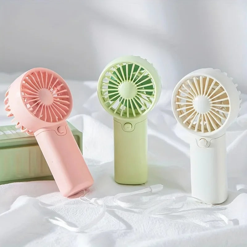 Protable Mini Fan Convenient Creative Small Fan Handheld Pocket Hand-held Fan Lightweight Adjustable Cute Small Fans