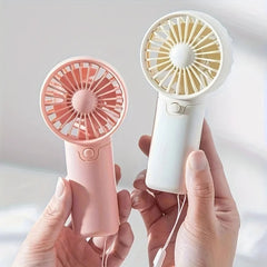 Protable Mini Fan Convenient Creative Small Fan Handheld Pocket Hand-held Fan Lightweight Adjustable Cute Small Fans